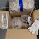 58 Inch 3D Gold Large Lighted Christmas Deer Decorations 3-Piece Outdoor Holiday Decorations Reindeer Set with 210 Warm White LEDs, Large Yard Display for Garden, Storefront