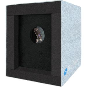 TroyStudio Enclosed Vocal Booth, Portable Microphone Isolation Shield, Foldable Reflection Filter with Acoustic Foam & Panels, Recording Sound Box Home Studio Equipment for Podcast Music Voice Over