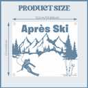 Apres Ski Party Backdrop, Ski Bachelorette Decor, Winter Bachelorette Photobooth, Mountain Camp Bach Party Backdrop