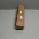 Dark Bronze Curtain Rod for Windows 28 to 56 Inch, Internal Splicing 1 Inch Diameter Disc Rod, Adjustable Room Darkening Curtain with Aluminum Finials and Brackets, Wrap Around Design