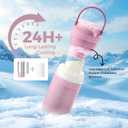 Momcozy Portable Breast Milk Cooler for Travel, 24H Ice-Free Cooling Breastmilk Storage Bottles Container, 12oz Leak Proof Outdoor Small Freezer, Baby Breastfeeding Essential for New Moms