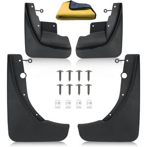 Mud Flaps Compatible with Jeep Grand Cherokee 2011-2022 Mud Guards Splash Guards Tire Protector Mudguard No Drilling Required Mudflaps Accessories