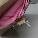 OVZME 2 Pack: Basic Pink Sheer Curtain 84 Inches Long, Light Filtering Sheer Drapes for Living Room Bedroom, Each 42" W x 84" L