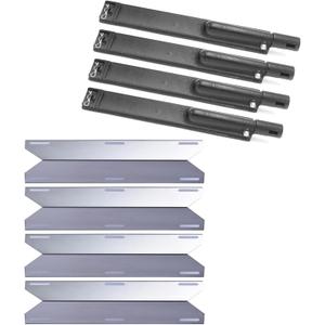 S9A231 (4-Pack) C2F301 (4-Pack) Replacement for Jenn Air 720-0061, 720-0062, Nexgrill 720-0101, 720-0138 Gas Grill Stainless Steel Heat Plate Shield and Cast Iron Burner S9A231 (4-Pack) C2F301 (4-Pack) Replacement for Jenn Air 720-0061, 720-0062, Nexgrill 720-0101, 720-0138 Gas Grill Stainless Steel Heat Plate Shield and Cast Iron Burner