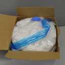 50 PCS Elastic Band Trash Bags Compatible with Popur X5 Litter Box, Litter Box Liners for Popur X5 Self-Cleaning Cat Litter Box (White)