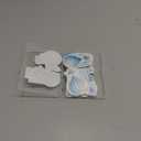 40pcs Blue hot air balloon Cupcake Toppers Baby Shower Gender Disclosure Party Kids Birthday Party Cake Decorations Supplies