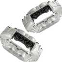 cciyu Front Left & Right Brake Calipers Assembly 19767 19766 1982-1987 For Jaguar For Vanden Plas,1974-1979 1981-1992 For Jaguar For XJ12,1974-1987 For Jaguar For XJ6,1976-1996 For Jaguar For XJS