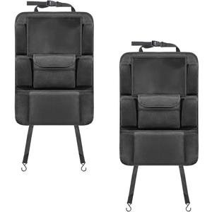 Car Backseat Organizer, with 12" Touch Screen Tablet Holder (2PCS)