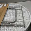 GUAGUA 32" Round Plastic Folding High Top Table - Versatile Bar, Cocktail & Portable Pub Table for Parties, Bistro & Events(White)