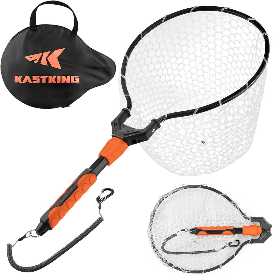 KastKing Titanet Fishing Net, Durable Aluminum Handle, Non-Slip Hi-vis Grip, Compact Storage Bag & Lanyard, Ideal for Kayak & Wading Fishing, Two Net Options KastKing Titanet Fishing Net, Durable Aluminum Handle, Non-Slip Hi-vis Grip, Compact Storage Bag & Lanyard, Ideal for Kayak & Wading Fishing, Two Net Options