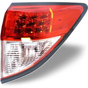 Tail Light Compatible With 2016-2022 Honda HR-V HRV Sedan Outer Right Passenger Side Taillight Replace 33502-T7S-A01