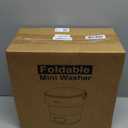 5.0 New Upgraded Portable Washing Machine 16L Mini Foldable Washer [SGS certified German high-efficiency motor] [Hidden UV-C cleaning]Foldable Design Ideal for Hotel, Home, Apartment and Campain