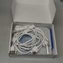 MSTJRY Charging Station for Multiple Devices : 5 Port Multi USB-A Charger Stations Multi-Device Organizer Charging Dock Designed for iPhone iPad Cell Phone Tablets (7 Short Cables Included) (White)