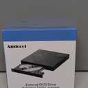 Amicool External DVD Drive USB 3.0 USB C CD Burner CD/DVD +/-RW Optical Drive, Slim Portable DVD CD ROM Rewriter Writer Duplicator for Laptop Desktop PC Windows 11/10/8/7 MacBook Mac Linux OS Apple