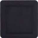 Black Velvet Jewelry Display Tray, Luxury Velvet Ring Holder Showcase for Necklaces Earrings, Jewelry Store Display and Ecommerce Photography Prop, 4.72x4.72 Inches (Black)