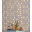 West & Arrow Cascading Curtain String Lights 240 LEDs 1prs
