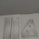 Acrylic Display Risers , Clear Acrylic Detachable Risers Display Stands for Anime Figures and Collectibles Display with Multiple Tiers Designs