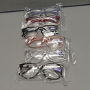 CCVOO 6 Pack Blue Light Blocking Reading Glasses, Anti Headache/Glare/Eye Strain Readers Computer Eyeglasses Women/Men (6 Pack Mix, +1.0)