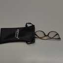 Gaoye Blue Light Blocking Glasses - Trending Round TR90 Frames, Metal Arms, UV400 Protection - Matching Soft Case (*1-tea Leopard/Transparent Lens)