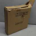 AOROTOE Metal Wall Decor Art Antique Airplane Propeller Aviation Wall Clock for Living Room Bedroom Rustic Wall Sculptures Brown 29.5×26.4 inches