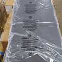 Zinus Queen Maya Upholstered Bed Frame with Asymmetric Headboard, Durable Wooden Slats, Sturdy Framework, Noise Free Sleep, No Box Spring Needed, Easy Assembly, Eco Friendly Packaging, Dark Grey