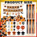 Ceenna 70 Pcs Basketball Birthday Party Decorations Basketball Party Supplies Include Balloon Arch Kit Banner 2 Orange and Black Foil Fringe Curtains Backdrop for Boys Sports Birthday Decor