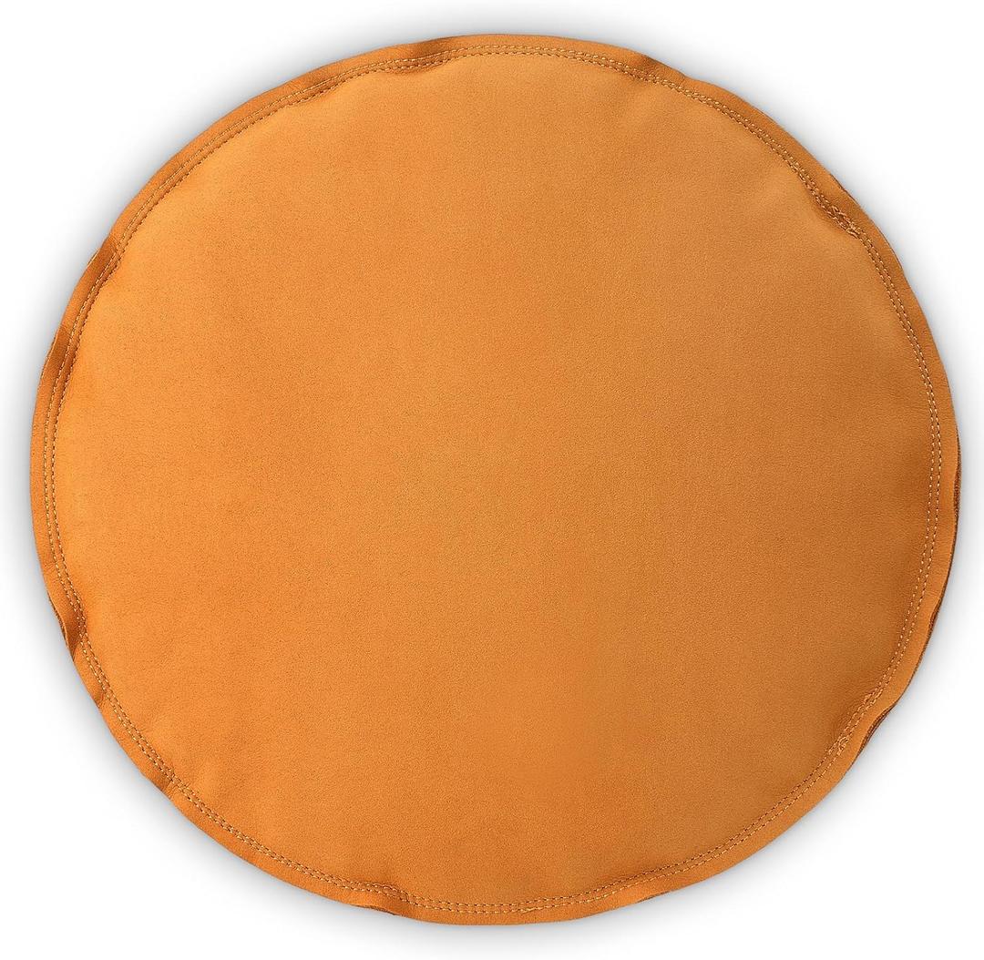 MorningRo 10" Diameter Metal Stamping Sand Bag Round Leather Sandbag Cushion Stitched Jewelry Sand Bag for Metal Stamping Dapping Chasing Hammering Engraving and Wire Forming