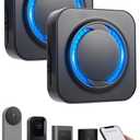 Smart Wireless Doorbell Chime for Ring, Blink, Google Nest  2Pack, 99+ Expandable, Works with Alexa,No Wiring/Subscription,No Range Limits,58 Chimes,5 Volume, Easy to Setup, Ideal for Large Homes