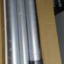 Upgraded 9 Gauge Heavy Duty Flag Pole Kit with 136 LED Ultra Bright Solar Light, 20FT 120 MPH Flagpole for Outside House in Ground, Bottom 3 mm Thick & 3 in Wide, 300D Thick Flag, Silver