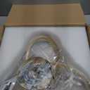 CANEOE Modern Led Ceiling Light Fixture,6000K Gold Led Hallway Light Fixtures Ceiling Lamp for Hallway Bedroom Bathroom Kitchen Balcony Stair Aisle Ceiling Lamp Curved Design (Gold, 6000K)