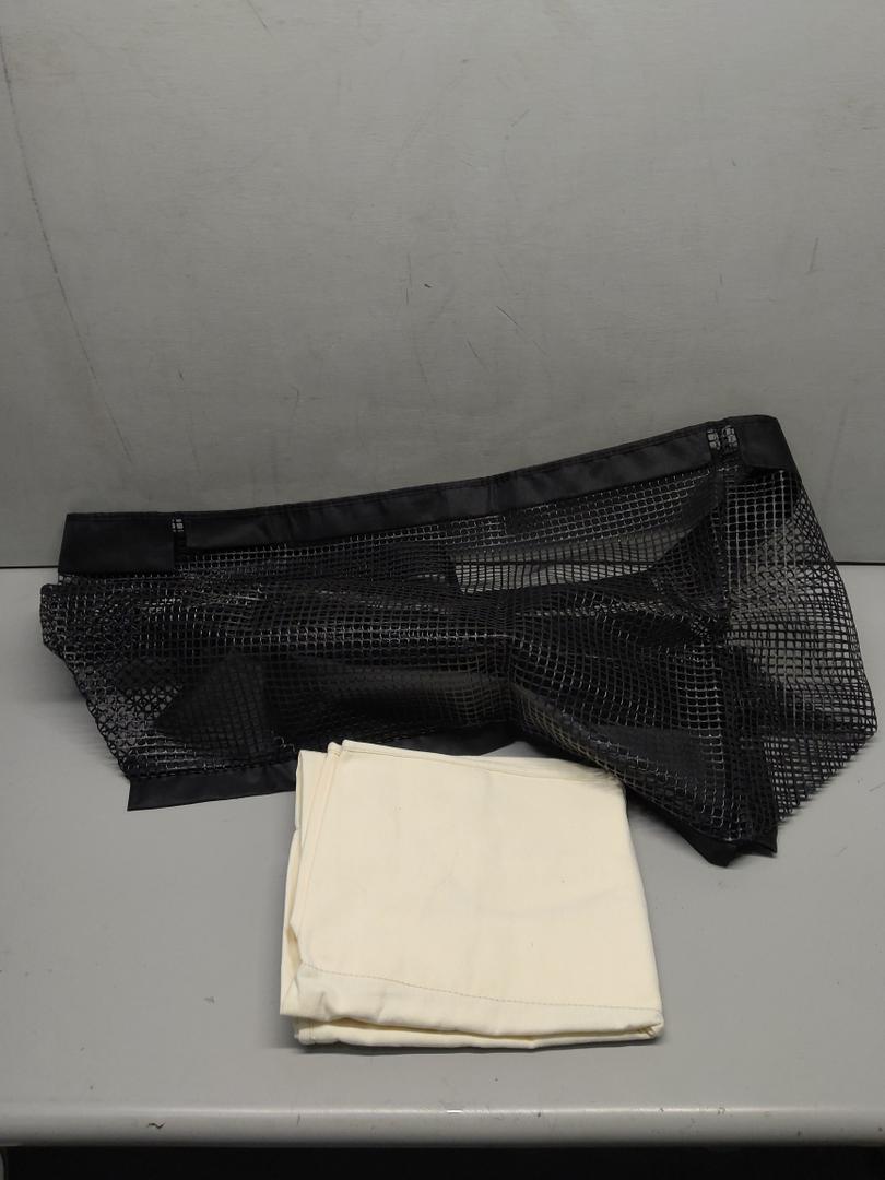 Laundry Mesh Bag 34"×19" With Beige Bag 21"×24"