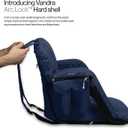 Vandra™ Arc - Scandinavian Stadium Seat with Back Support & BenchLock™ - Wide Padded Bleacher Chair with Cushion & Arc Recline™ Arm Rest for Bleachers