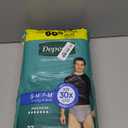 Depend Fresh Protection Adult Diapers, Incontinence Underwear for Men, Disposable, Maximum, Small/Medium, Grey, 32 Count