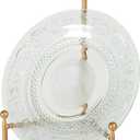 Red Co. Decorative Tripod Plate Stand and Art Holder Easel in Gold Finish - 14" h