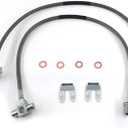 Front Stainless Brake Lines Compatible With 1971-1987 Chevy GMC C/K 10 15 20 K5 Blazer 4-6" Lift