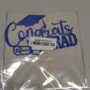 Royal Blue Glitter Congrats Grad Cake Topper,2025 Graduation Cake Topper,Class Of 2025/Graduation Party Decorations/Graduation Cap Cake Topper Decorations