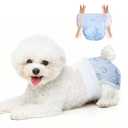 Mosamart Disposable Dog Diapers Count Absorbent Soft Puppy Doggie Diapers for Female Dogs with Stretchy Waist Puppy Diaper in Heat Period Excitable Urination (Small 30PCS)