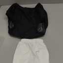 Leakproof Cloth Diaper Covers for Adult, Incontinence Protective Briefs Underwear, Reusable Plastic Pants Special Needs 2Pcs (WhiteBlack, S)