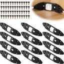 12 Pack Gable Light Clips Compatible with Govee H705 H805 Permanent Outdoor Lights with Screws a Variety of Roof Pitches Cable Management (Black)