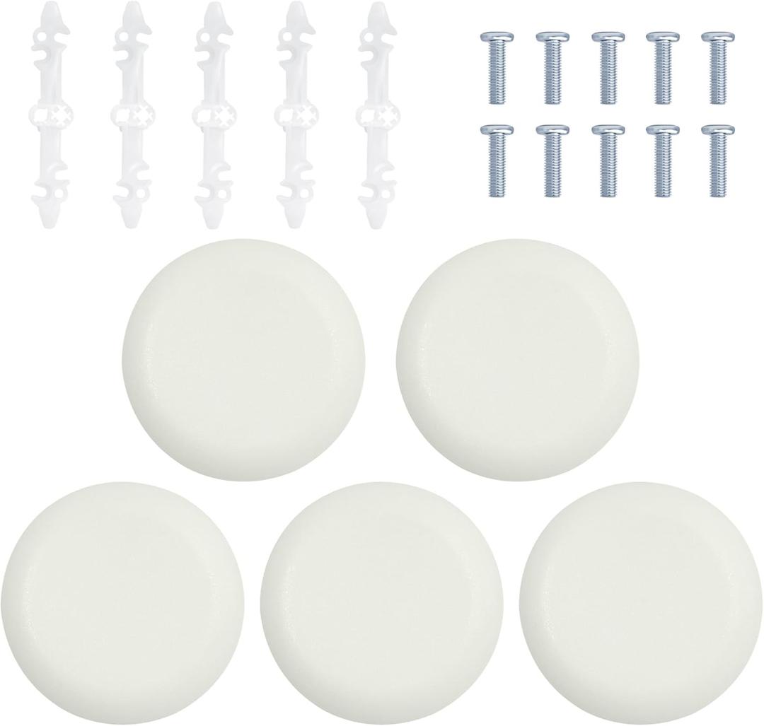 5PCS CP3540 Ceiling Cover Plate for 3-1/2 and 4 Inch Octagonal Electrical Boxes/Round Electrical Box (5)