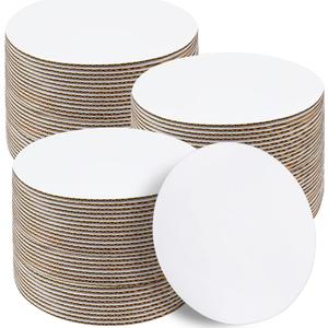 Sudaya Cake Boards 50 PCS, Cake Boards 12 Inch Round, Cardboard Cake Rounds, Disposable Cake Plates, Food Grade Cake Base Cake Tray Cake Circles, 12 Inch Cake Board White Cardboard Circles Round Base