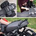 Motorcycle Saddle Bags, Powersports Saddle Bags, Waterproof Saddlebags Luggage Bag, Full Face Helmet Storage Bag, Motorcycle Pillion Seat Bag.