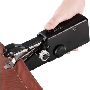 Handheld Sewing Machine CS101,Sewing Machines for Beginners, Portable Electric Mini and Small Hand Held Kit for Adults and Kids (Black)