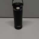 THERMOS FUNTAINER 16 Ounce Stainless Steel Vacuum Insulated Bottle with Wide Spout Lid, Black Matte