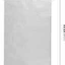 100 Pack 14x24 Inch Empty Sand Bags, White Woven Polypropylene Sandbags for Flood Control Emergency Situation Roadblock Building Construction