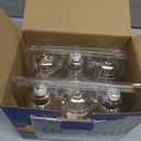 Jensense LED Edison Light Bulbs 8 Watt Dimmable 5000K Daylight White, E26 60 Watt Equivalent, Vintage Bulbs 800lm CRI 90 Clear Glass 6 Pack