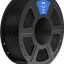 ELEGOO PETG Filament 1.75mm Black 1KG, 3D Printer Filament Dimensional Accuracy +/- 0.02 mm, 1kg Spool(2.2lbs) Fits for Most FDM 3D Printers