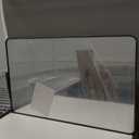 Koonmi Black Framed Bathroom Mirror - 30x48 Inch Shatterproof Tempered Glass Vanity Mirror for Bathroom Sink, Wall Mounted with Matte Aluminum Alloy Frame, No Distortion, Modern Decor