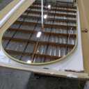 58" x 18" Full Length Mirror, Arched Full Body Mirror Standing Mirrors, Large Floor Mirrors for Bedroom Bathroom Living Room, Gold