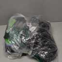 J&B XpandaHose 50ft Expandable Garden Hose with Holder - Heavy Duty Superior Strength 3750D - 4 -Layer Latex Core - Extra Strong Brass Connectors and 10 Spray Nozzle w/Storage Bag (Black 50)